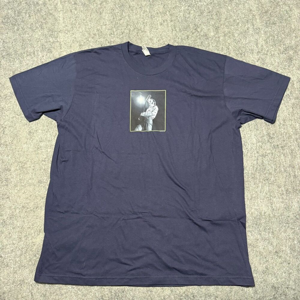 Stephen Stills T Shirt Mens 2XL Carry On Tour Rock Merch Navy American Apparel